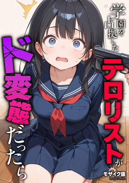 学園を占拠したテロリストがド変態だったら モザイク版 エロマンガ